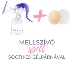 Lansinoh 2 fázisú kézi mellszívó ajándék soothies gélpárna 50555-2