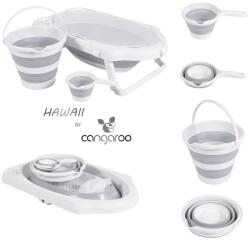 Cangaroo Hawaii összecsukható kád vödörrel szürke