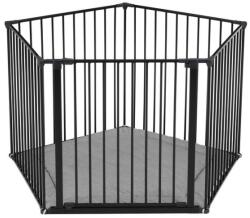 Babydan Park a kid járóka és térkorlát matraccal 360cm fekete bd67116-2600-1300-10