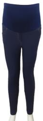 Mommystyle Hosszú szárú bolyhos kismama leggings (xl) - farmer