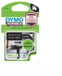 DYMO Feliratozógép szalag tartós 1978365 12mmx3m fekete/fehér DYMO D1 (1978365)