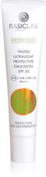 BasicLab Dermocosmetics Protecticus Fluid nuantator pentru ten gras și mixt SPF 50+ 40 ml