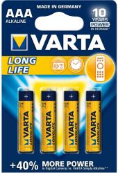 VARTA Elem, AAA mikro, 4 db, VARTA "Longlife (corVELEAAA4)