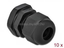DELOCK PG11 tömszelence 10 db (fekete) (DL60196) (DL60196)