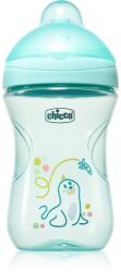 Chicco Advanced Cup 12m+ gyakorlóbögre szívószállal Teal 266 ml