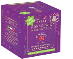 Mokaflor kávékapszula, India, 10 db, Nespresso kompatibilis, intenzív ízű, keserű, 100% Robusta, krémes, nagy intenzitású (11250)