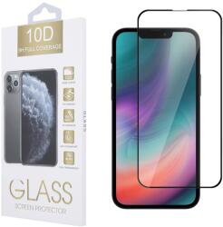 Apple 16e / 13 / 13 Pro / 14 kompatibilis üvegfólia, előlapi, edzett, hajlított, fekete kerettel, Veason 6D Pro (K-5906961905406)