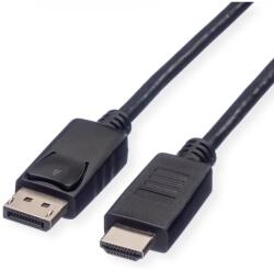 Roline DisplayPort 1.2/1.2a HDMI Átalakító Fekete 3m 11.04. 5782-10 (11.04.5782-10)