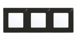 Legrand 397033 Niloé 3-as keret, matt fekete (397033)