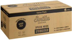 Smilla 48x85g Smilla Sterilised falatok zöldséggel nedves macskatáp