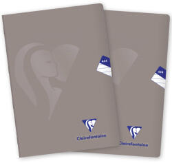 Clairefontaine Mimesys PP, A4 "444" vonalas, 40 lap, szürke - 2 db (1444-02-PP)