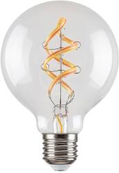Rábalux LED izzó Spiral Filament Amber G95, RGB, 4 W, E27