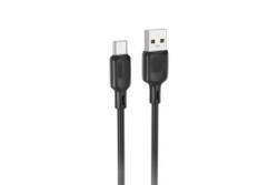 BOROFONE BX113 Lenny USB Type-C Kábel 2.4A 2méter fekete (PM037582) (PM037582)