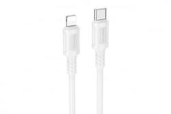 BOROFONE BX111 Feliz USB Type-C/Lightning PD 27W kábel 1méter fehér (PM036895)