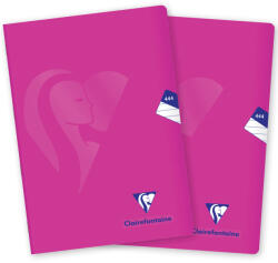 Clairefontaine Mimesys PP, A4 "444" vonalas, 40 lap, rózsaszín - 2 db (1444-07-PP)