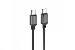 BOROFONE BX87 Sharp USB Type-C / Type-C 60W kábel 2méter fekete (PM037584) (PM037584)