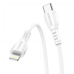 BOROFONE BX51 Triumph Type-C/Lightning kábel 1méter fehér (PM029716) (PM029716)