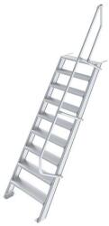 KRAUSE LÉPCSŐ (KÖNNYŰFÉM), 9 FOKOS 0, 6 M, 60° (823182) - pepita