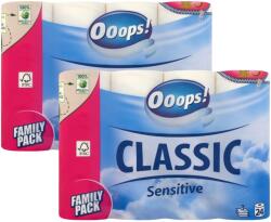 Ooops! Classic Sensitive 3 rétegű Toalettpapír 2x24 tekercs