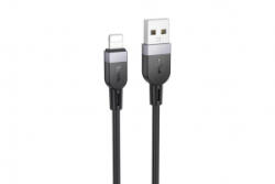 hoco. X109 Energy Silicone Lightning Kábel 2.4A 2 méter fekete (PM037612) (PM037612)