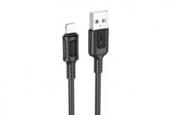 BOROFONE BX111 Feliz Lightning kábel 2.4A 1méter fekete (PM036896) (PM036896)