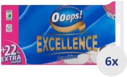 Ooops! Excellence Sensitive 3 rétegű Toalettpapír 6x16 tekercs