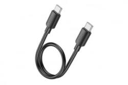 hoco. X96 Hyper USB Type-C/Type-C kábel 60W 25cm fekete (PM037616)