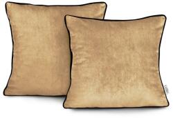 AmeliaHome Díszpárnahuzat VELVET szín mustársárga stílus glamour bársony 45x45 ameliahome