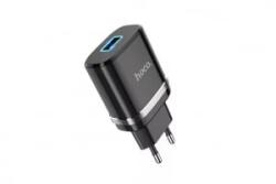 hoco. N1 Dupla USB portos 2.4A hálózati töltő fekete (PM033856)