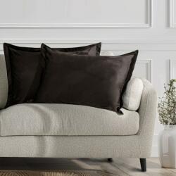 AmeliaHome Díszpárnahuzat VELVET szín barna stílus glamour bársony 50x70 ameliahome