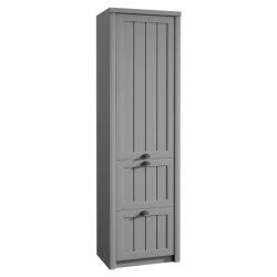  Ruhásszekrény S1D2S, szürke, PROVANCE (KD-0000263483)