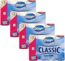 Ooops! Classic Sensitive 3 rétegű Toalettpapír 4x24 tekercs