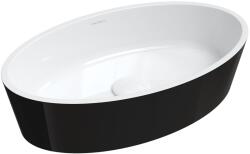 Omnires Bari M+ 50x30 cm white/black (BARI500UNBCP)