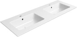 SAPHO GSI PURA SLIM 122x46 cm ExtraGlaze dupla kerámiamosdó, fehér 8888111 (8888111)