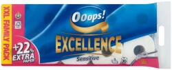 Ooops! Excellence Sensitive 3 rétegű Toalettpapír 20 tekercs (KTC30201708)