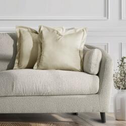 AmeliaHome Díszpárnahuzat VELVET szín krémszínű stílus glamour bársony 45x45 ameliahome