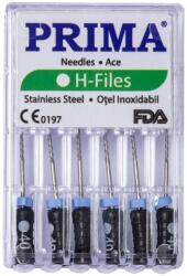 Prima Ace Endodontice Headstrom H-Files, Marimea 40 Negre, 25 mm, pentru Canal Radicular, Prima, 6 Bucati (VTR-0981-40-NEG)
