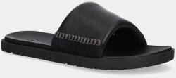 UGG papuci de piele Seaside II Slide PPYA-KLM03T_99X (1166593.BLK)