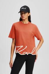 Karl Lagerfeld tricou din bumbac KARL SIGNATURE PPYA-TSD08L_23X (A1W17013)