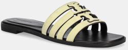 Tory Burch papuci din piele Ines Cage PPYA-KLD08I_10X (161863.700)