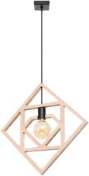 Sollux Caro függőlámpa 1x15 W fekete-fa SL. 1757