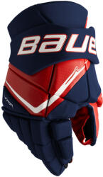 Bauer Mănuși de hochei Vapor FLY40 Navy/Red/White Intermediate 13 inci