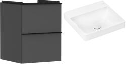 Hansgrohe Készlet szekrény Hansgrohe Xelu Q 54020670, mosdótál Hansgrohe Xelu Q 61013450