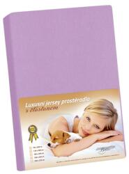 Bellatex Cearșaf din jersey cu elastan violet, mov, 120 x 200 cm