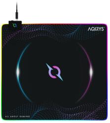 AQIRYS Eclipse RGB Gaming Egérpad 450 x 400mm - Fekete Mintás (AQRYS_ECLIPSEMD) (AQRYS_ECLIPSEMD)