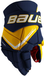 Bauer Mănuși de hochei Vapor FLY40 Navy/Gold Intermediate 12 inci