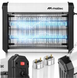 MalTec Masterkiller Megbízható Erős Elektromos 2 Csöves Szúnyogirtó, UV Lámpa, 16W, 3800V