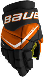 Bauer Mănuși de hochei Vapor FLY40 Black/Orange Junior 10 inci