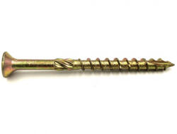 Koelner 8x180mm Pro-Fast faszerkezet építő csavar TORX-40 sárga horganyzott UC-8180 Lapos fej 50db/d (57219)