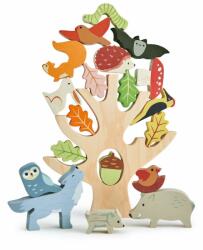 Tender Leaf Asezarea din padure din lemn preminum, Tender Leaf Toys, 19 piese